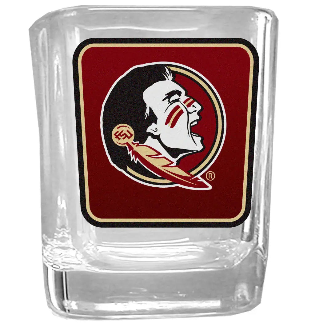 Florida St. Seminoles Square Glass Shot Glass - Florida St. Seminoles - Flyclothing LLC