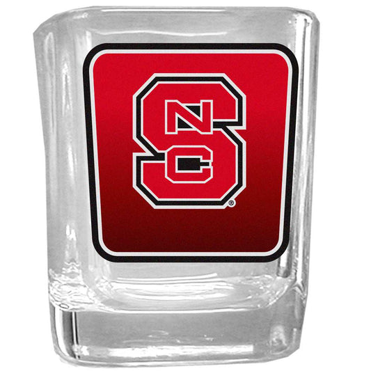 N. Carolina St. Wolfpack Square Glass Shot Glass - N. Carolina St. Wolfpack - Flyclothing LLC