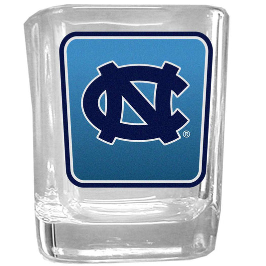 N. Carolina Tar Heels Square Glass Shot Glass - N. Carolina Tar Heels - Flyclothing LLC