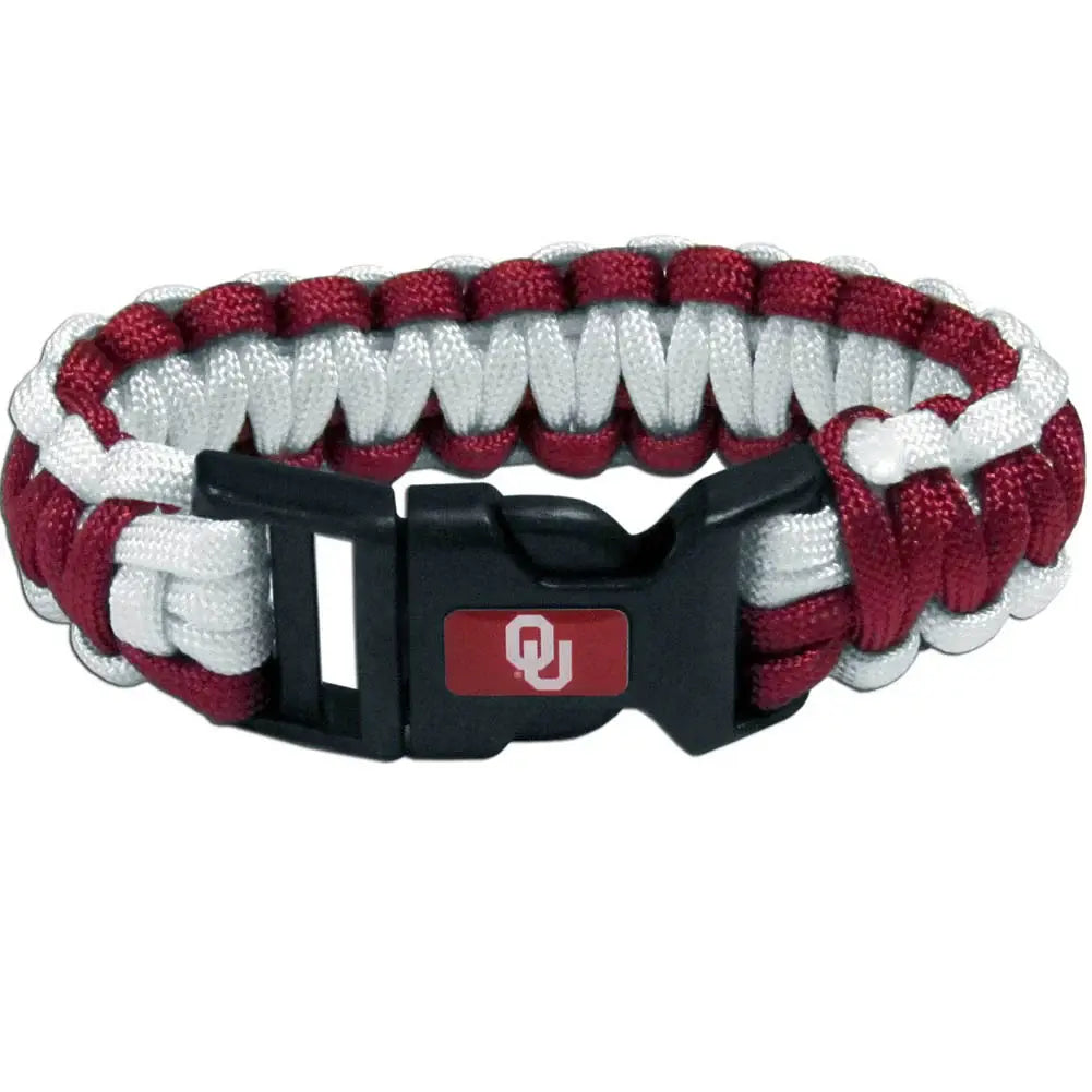 Oklahoma Sooners Survivor Bracelet - Oklahoma Sooners - Flyclothing LLC