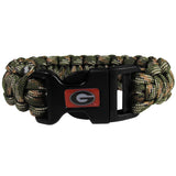 Georgia Bulldogs Camo Survivor Bracelet - Georgia Bulldogs - Flyclothing LLC