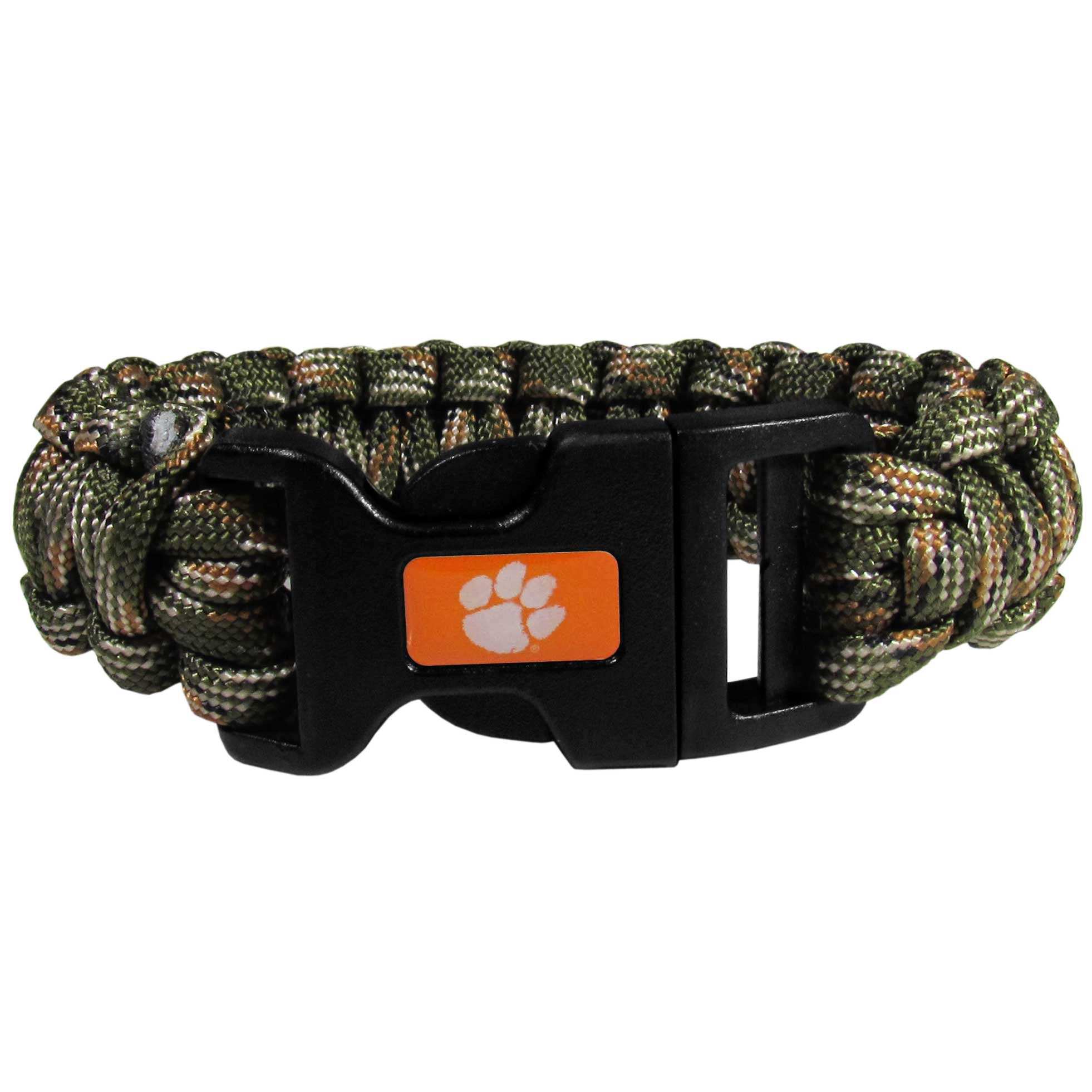 Clemson Tigers Camo Survivor Bracelet - Clemson Tigers - Flyclothing LLC