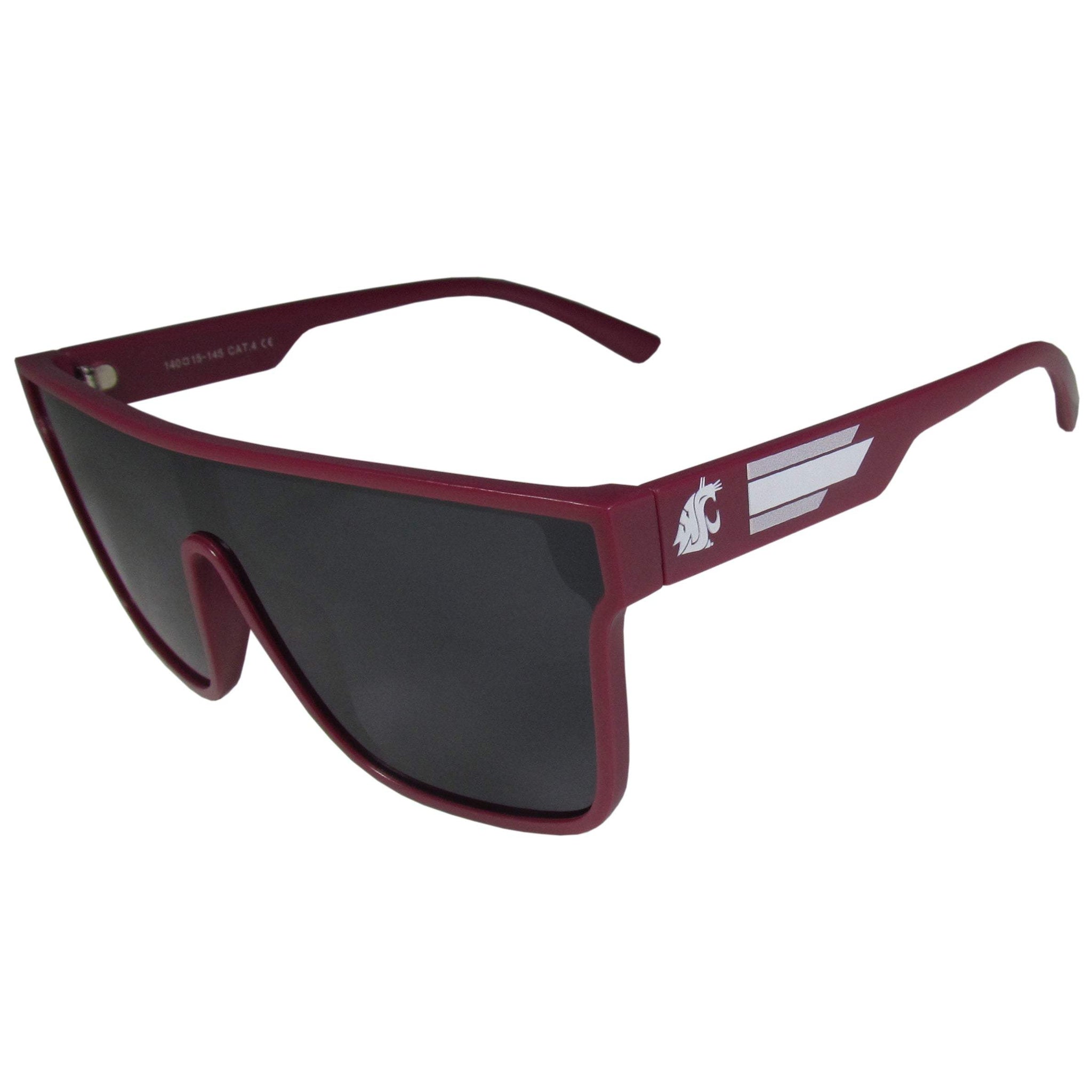 Washington St. Cougars Supreme Sunglasses - Washington St. Cougars - Flyclothing LLC