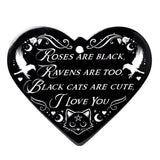 Alchemy Gothic Roses are Black Heart Trivet - Alchemy Gothic