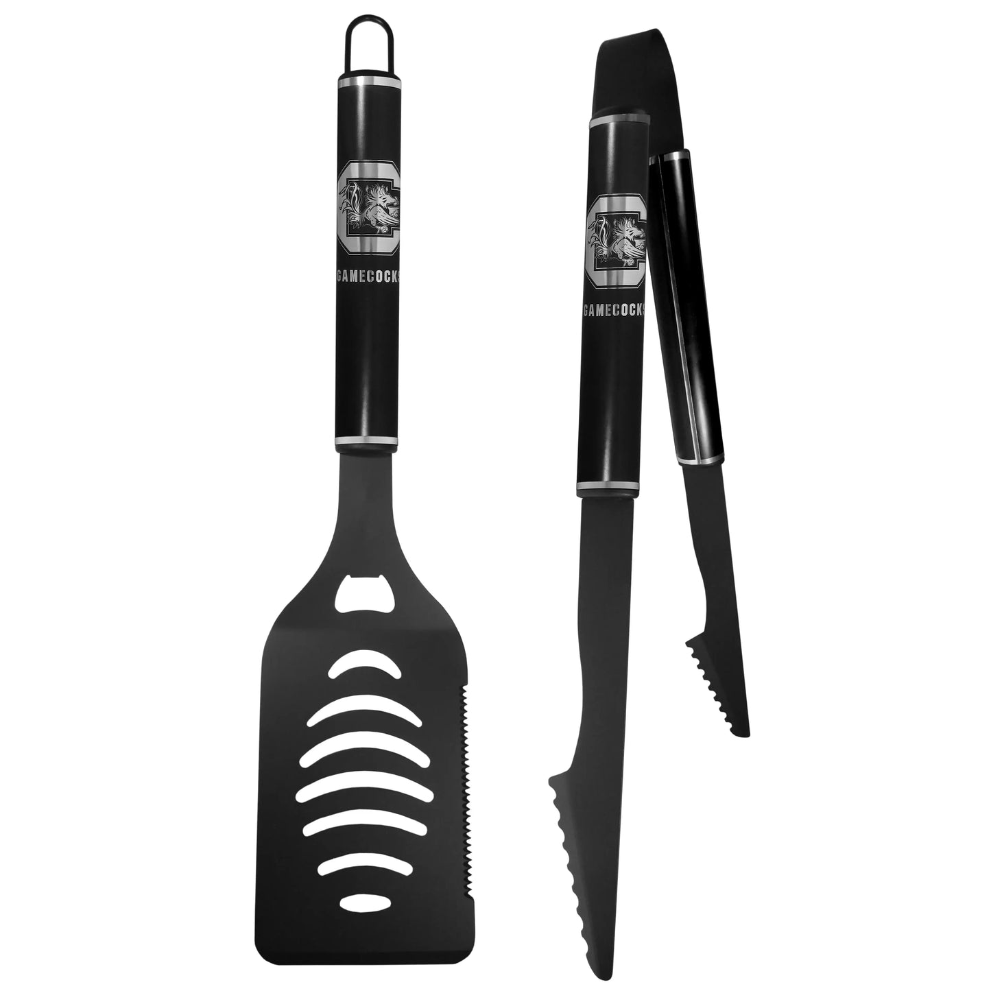 S. Carolina Gamecocks 2 pc Monochromatic Tailgate BBQ Set - Siskiyou Buckle - Flyclothing LLC