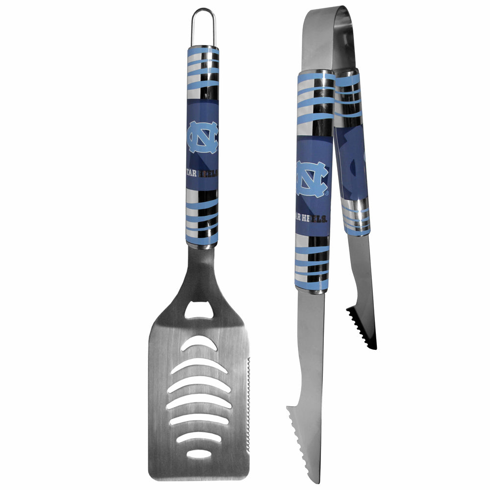 N. Carolina Tar Heels 2 pc Steel Tailgate BBQ Set - Siskiyou Buckle