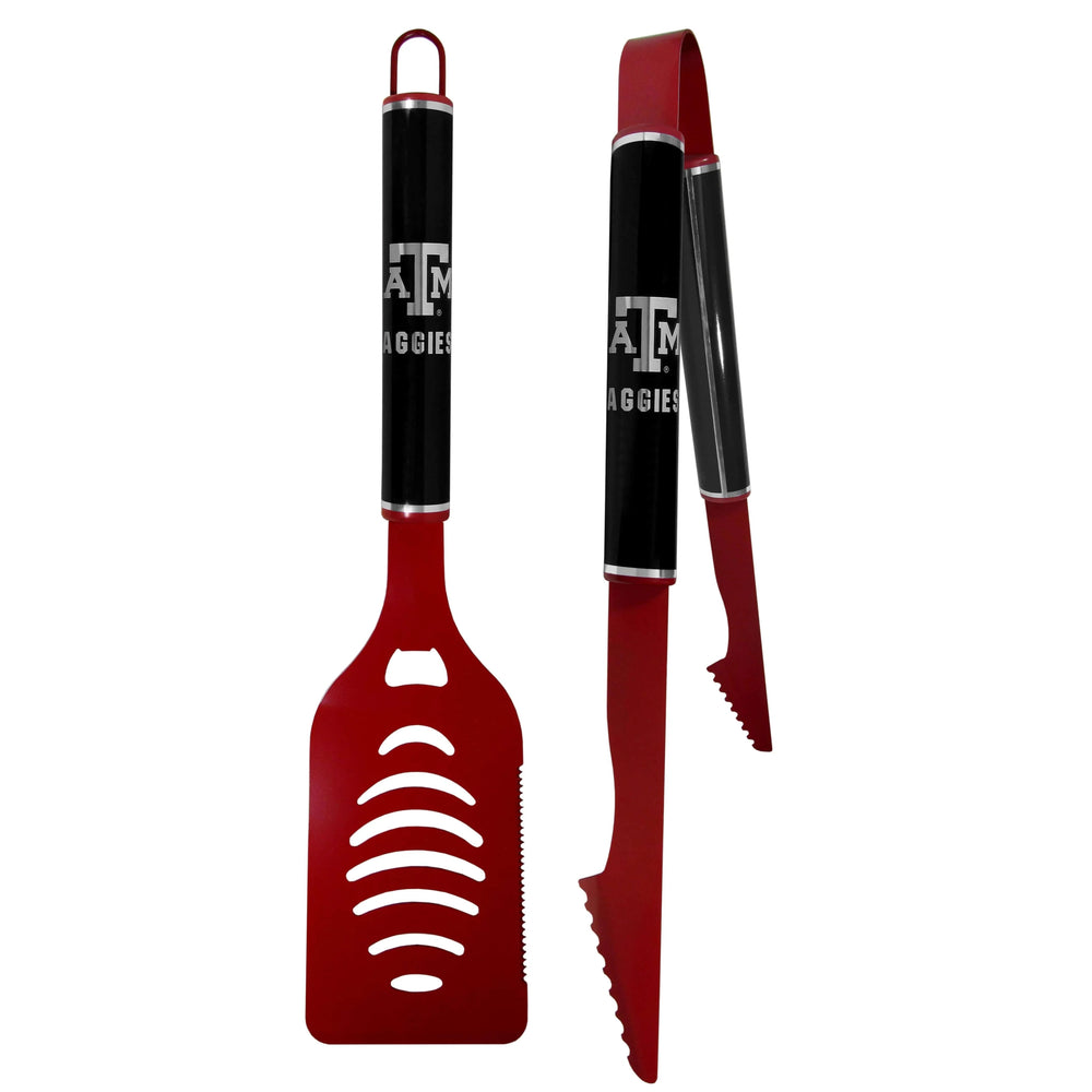 Texas A & M Aggies 2 pc Color and Black Tailgate BBQ Set - Siskiyou Buckle