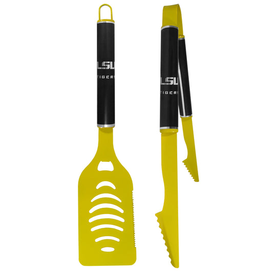 LSU Tigers 2 pc Color and Black Tailgate BBQ Set