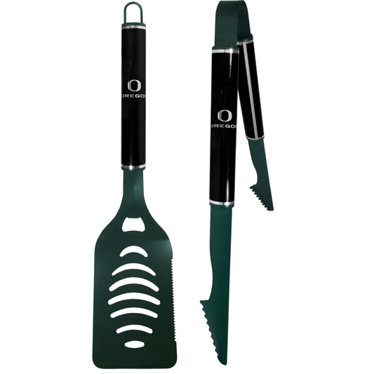 Oregon Ducks 2 pc Color and Black Tailgate BBQ Set - Oregon Ducks - Flyclothing LLC