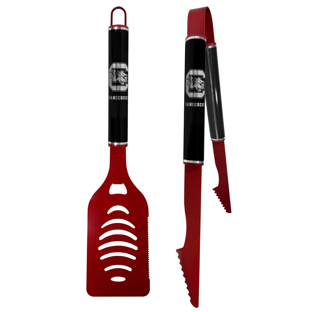 S. Carolina Gamecocks 2 pc Color and Black Tailgate BBQ Set - Siskiyou Buckle