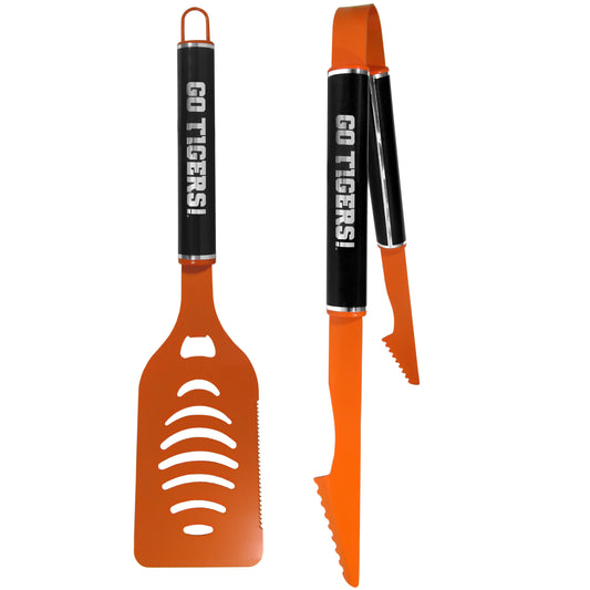 Clemson Tigers 2 pc Color and Black Tailgate BBQ Set
