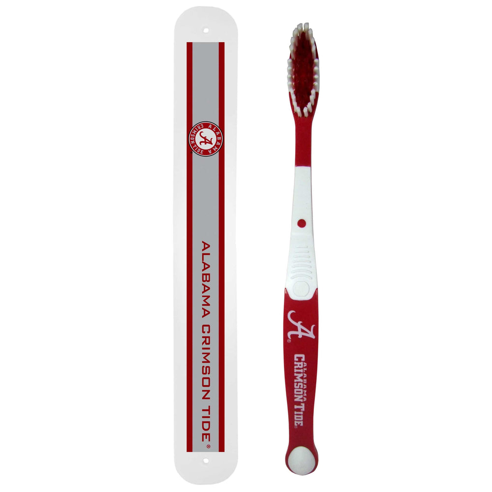 Alabama Crimson Tide Toothbrush and Travel Case - Alabama Crimson Tide