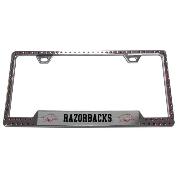 Arkansas Razorbacks Bling Tag Frame