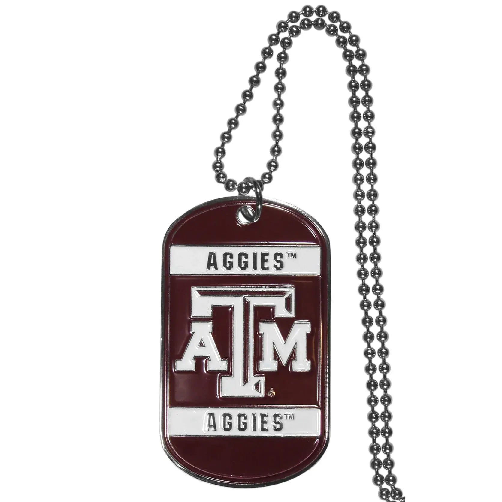 Texas A & M Aggies Tag Necklace - Texas A&M - Flyclothing LLC
