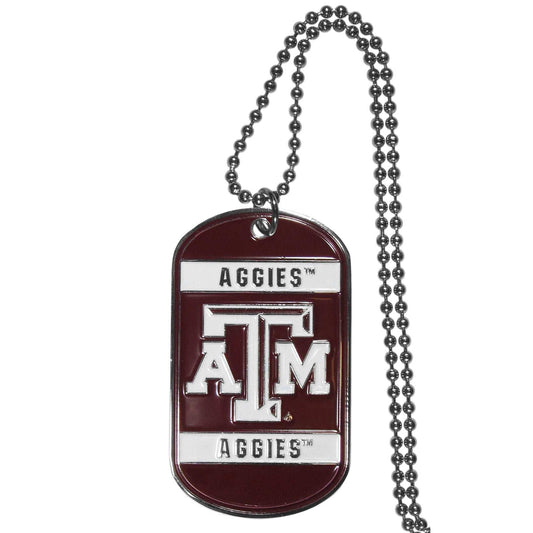 Texas A & M Aggies Tag Necklace - Texas A & M Aggies - Flyclothing LLC