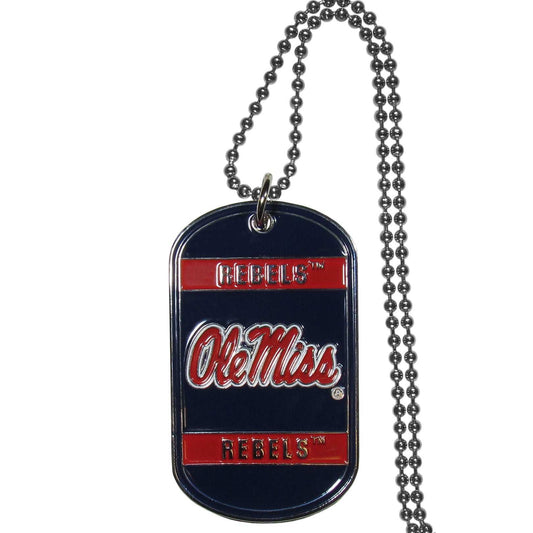 Mississippi Rebels Tag Necklace - Mississippi Rebels - Flyclothing LLC