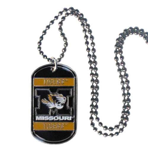 Missouri Tigers Tag Necklace - Missouri Tigers - Flyclothing LLC