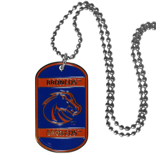 Boise St. Broncos Tag Necklace - Boise St. Broncos - Flyclothing LLC