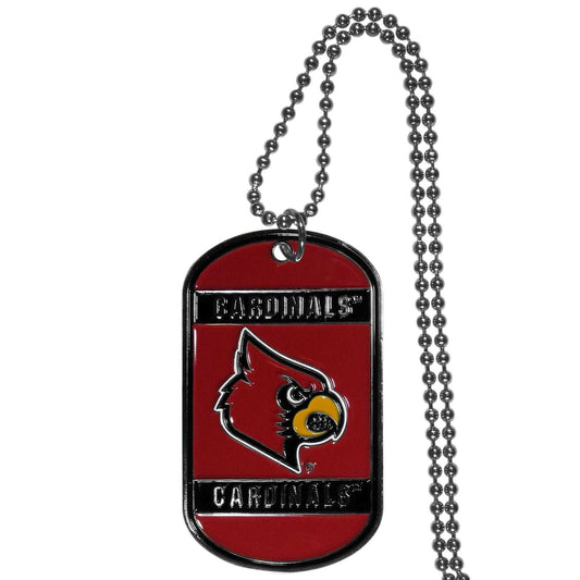 Louisville Cardinals Tag Necklace - Louisville Cardinals - Flyclothing LLC