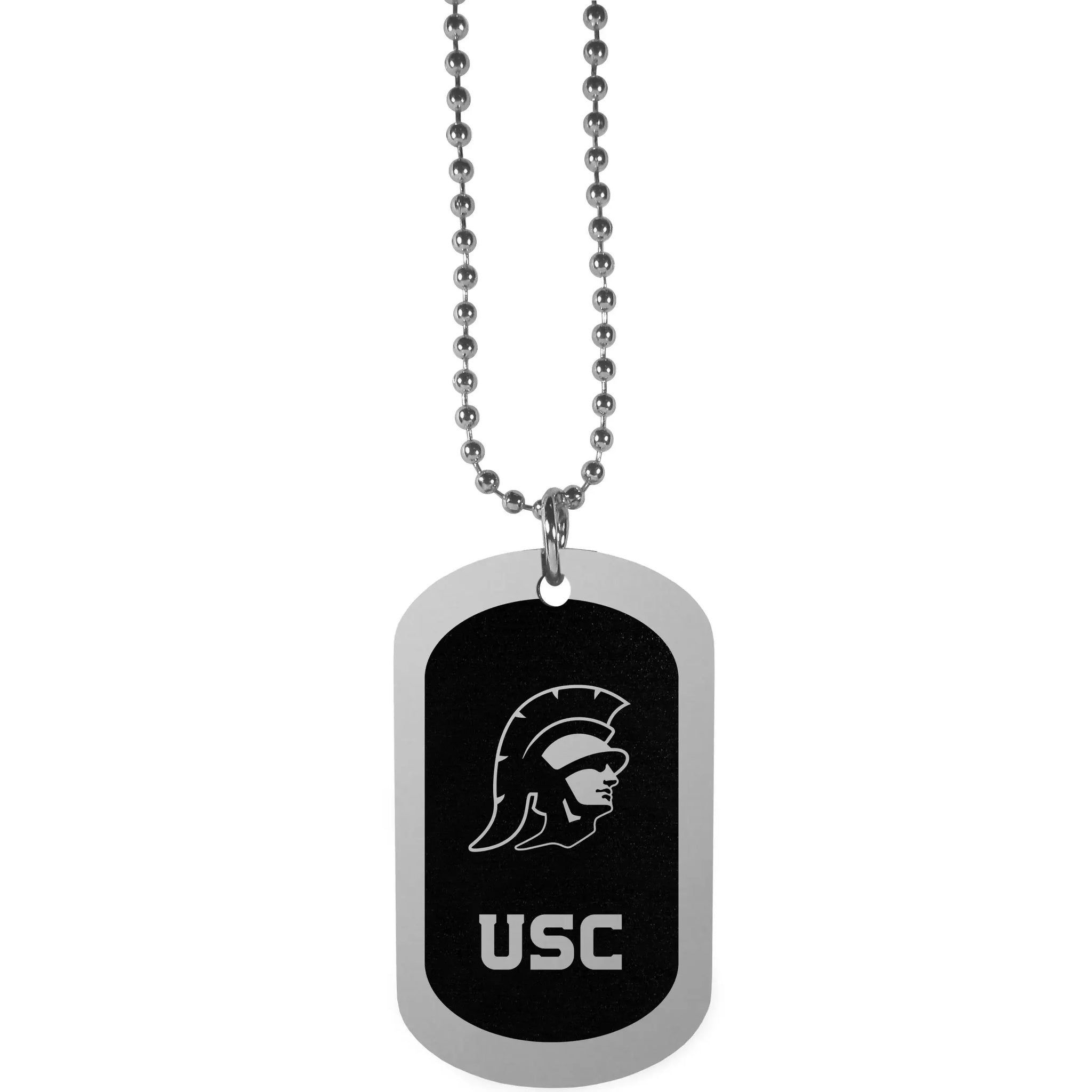 USC Trojans Chrome Tag Necklace - USC Trojans - Flyclothing LLC