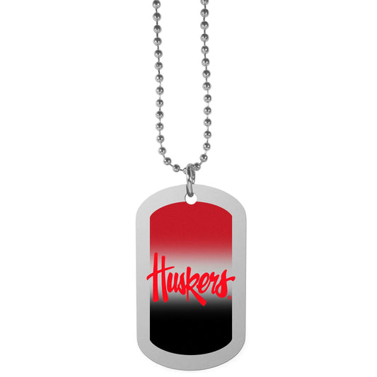 Nebraska Cornhuskers Team Tag Necklace - Nebraska Cornhuskers - Flyclothing LLC