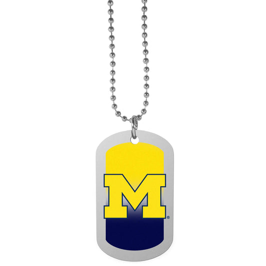 Michigan Wolverines Team Tag Necklace - Michigan Wolverines - Flyclothing LLC