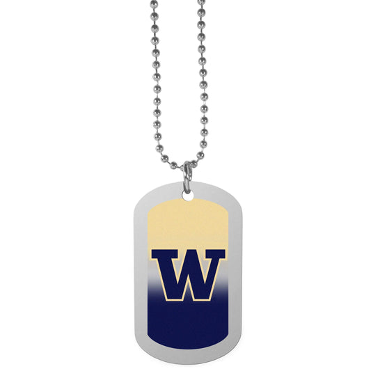 Washington Huskies Team Tag Necklace - Washington Huskies - Flyclothing LLC