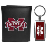 Mississippi St. Bulldogs Tri-fold Wallet & Multitool Key Chain - Mississippi St. Bulldogs
