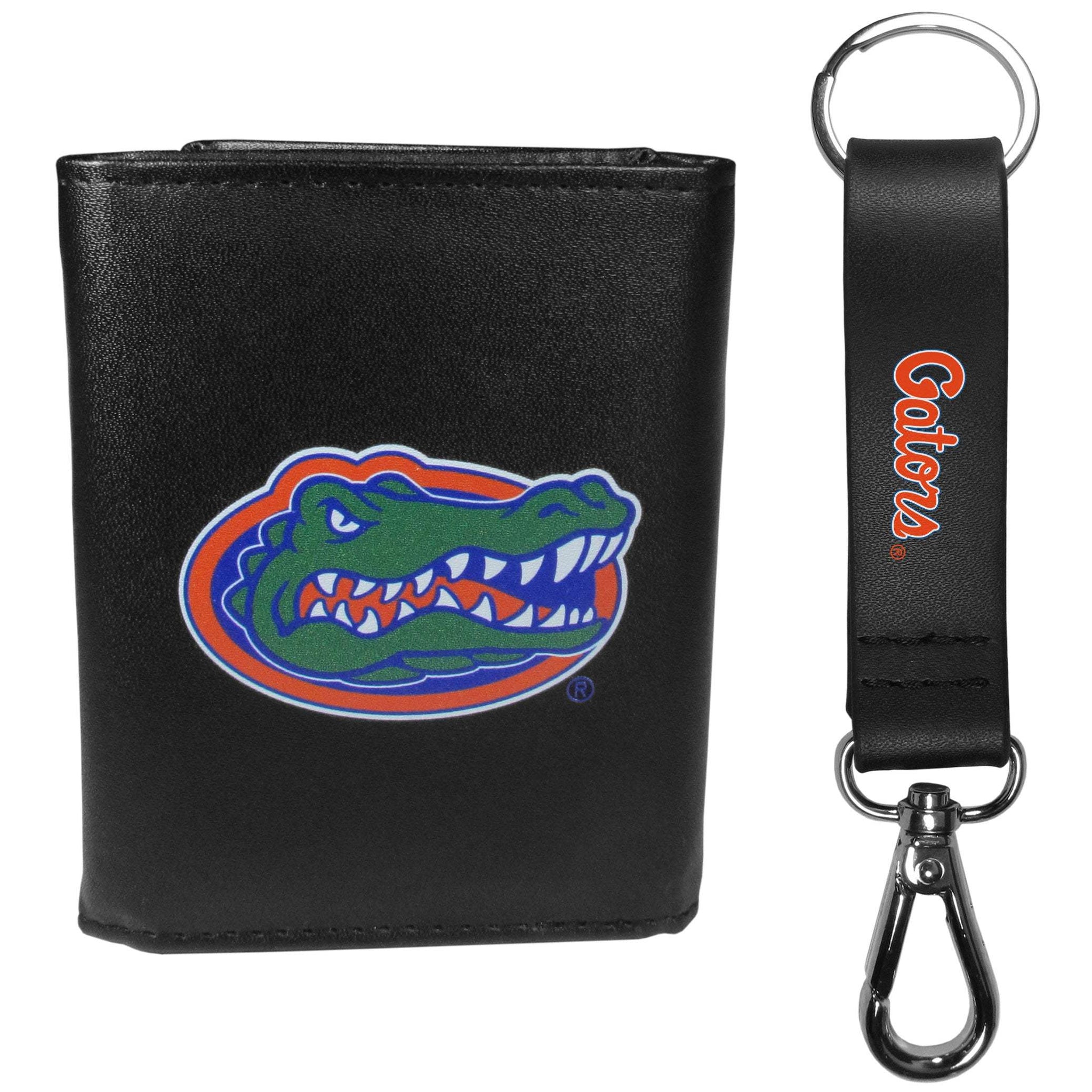 Florida Gators Tri-fold Wallet & Strap Key Chain - Florida Gators - Flyclothing LLC