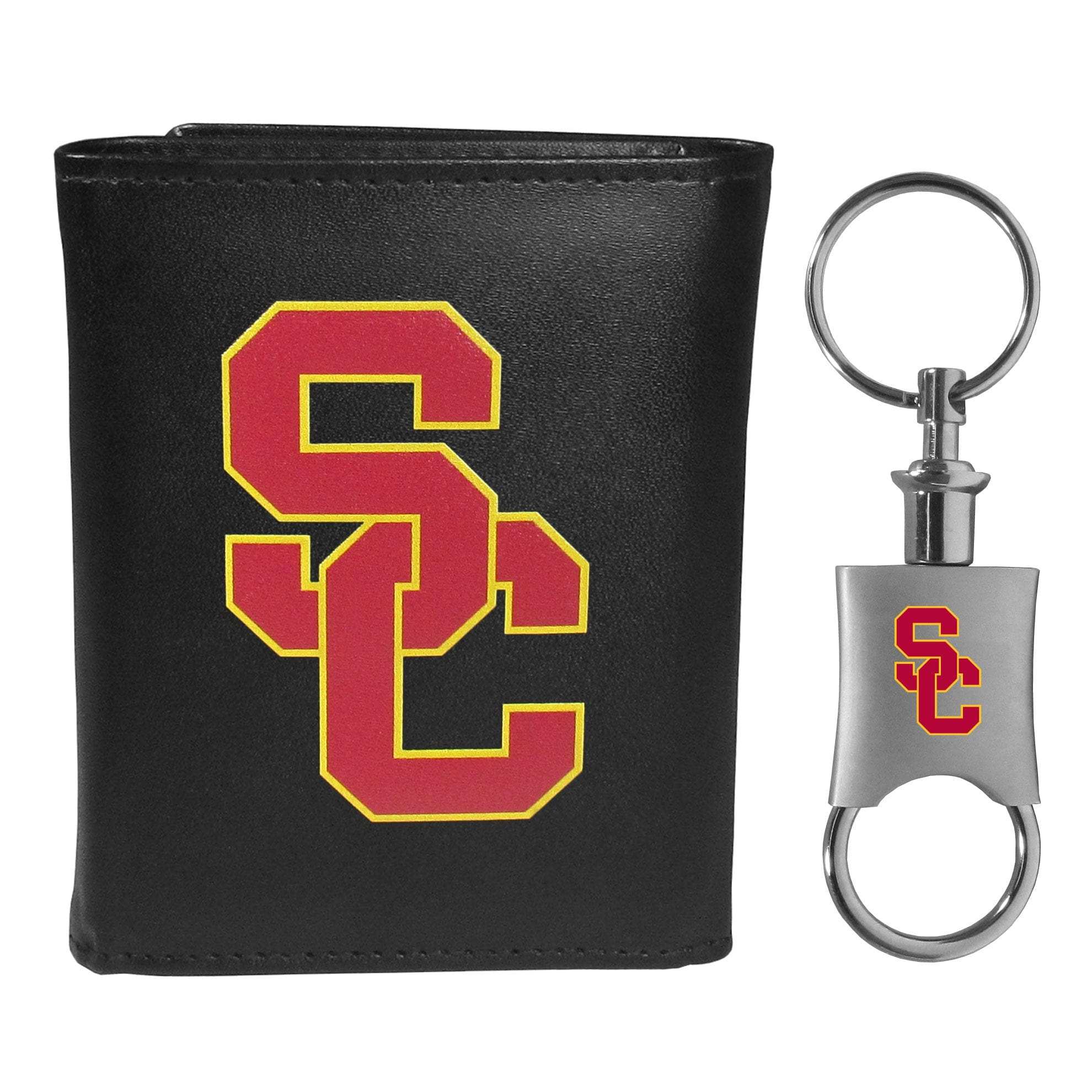 USC Trojans Tri-fold Wallet & Valet Key Chain - USC Trojans - Flyclothing LLC