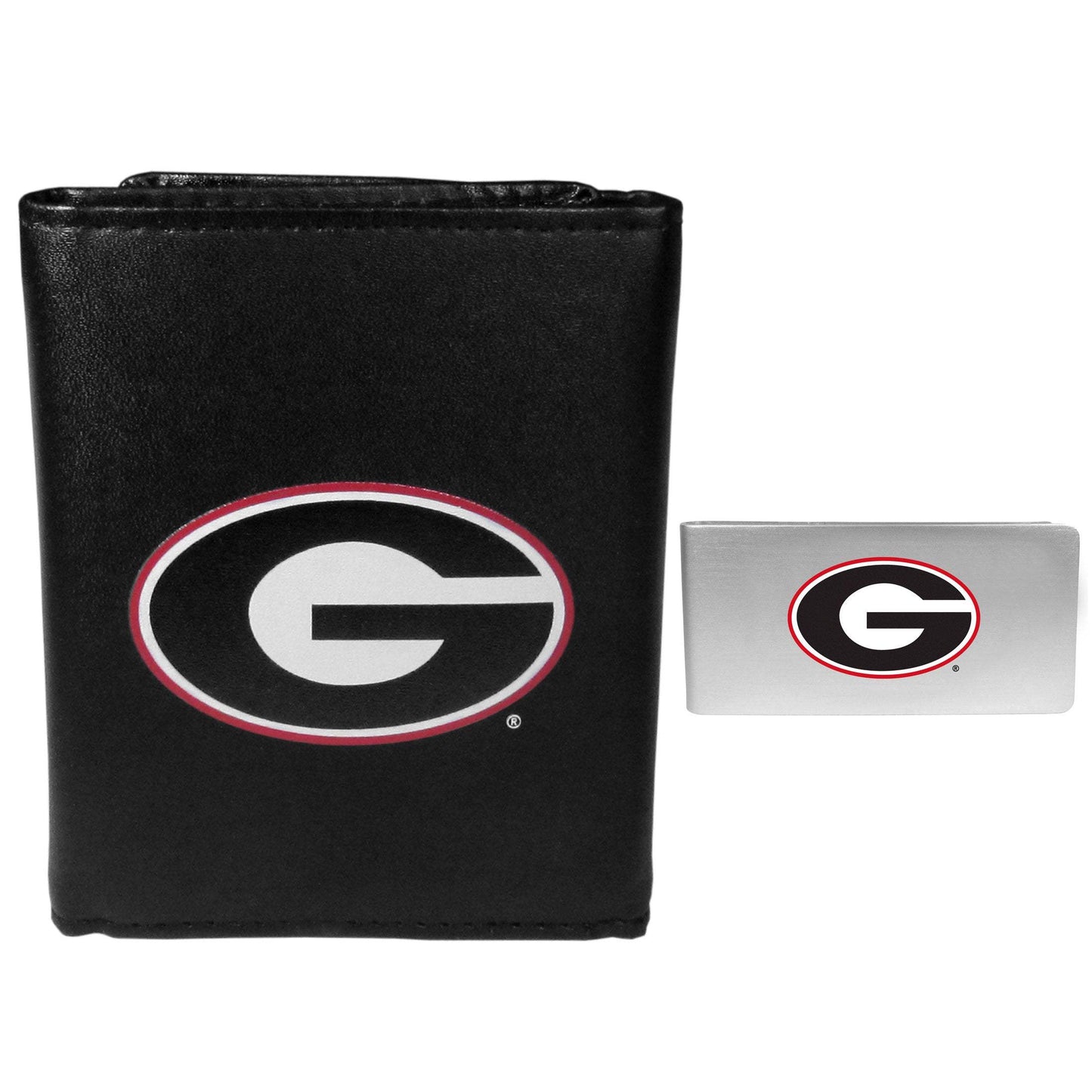 Georgia Bulldogs Tri-fold Wallet & Money Clip - Georgia Bulldogs - Flyclothing LLC