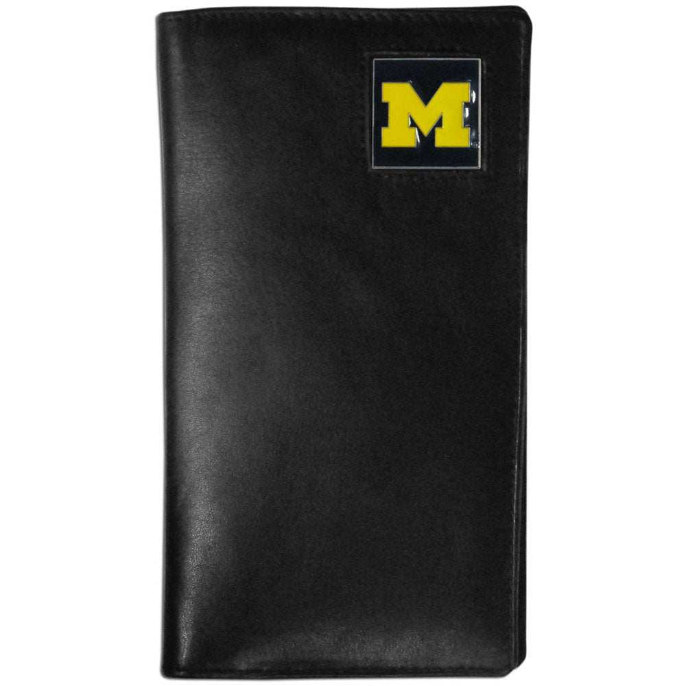 Michigan Wolverines Leather Tall Wallet - Michigan Wolverines - Flyclothing LLC