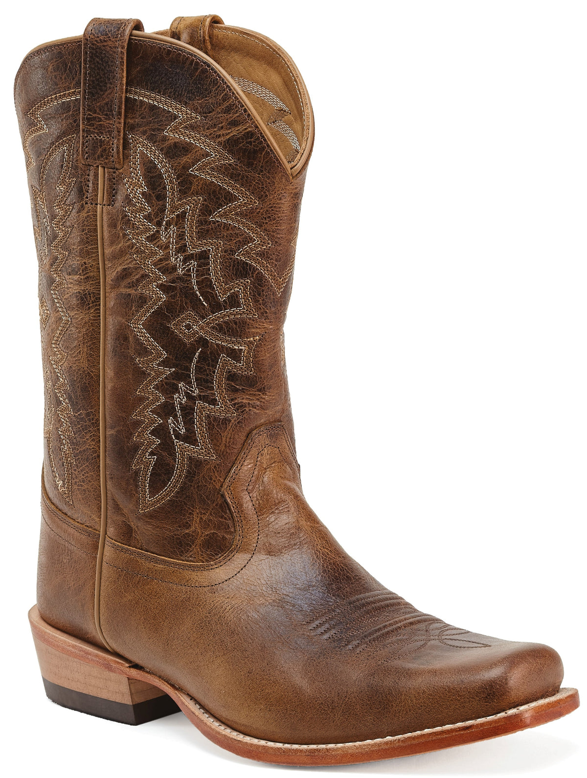 Old West Men's Western Boots Burnt Tan CT1005 - Old West - Flyclothing LLC