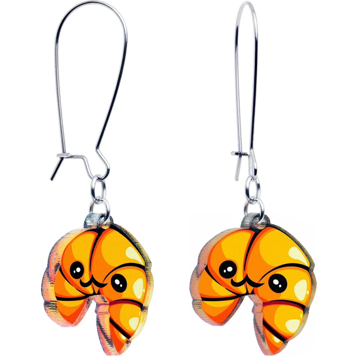 Acrylicious Quaso Croissant Dangle Earrings by Onyx O - BodyCandy - Flyclothing LLC