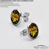 Nacho Type Stud Earrings by Onyx O - BodyCandy - Flyclothing LLC