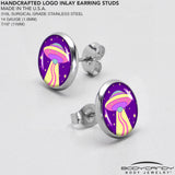 Style Space Invasion UFO Stud Earrings by Onyx O
