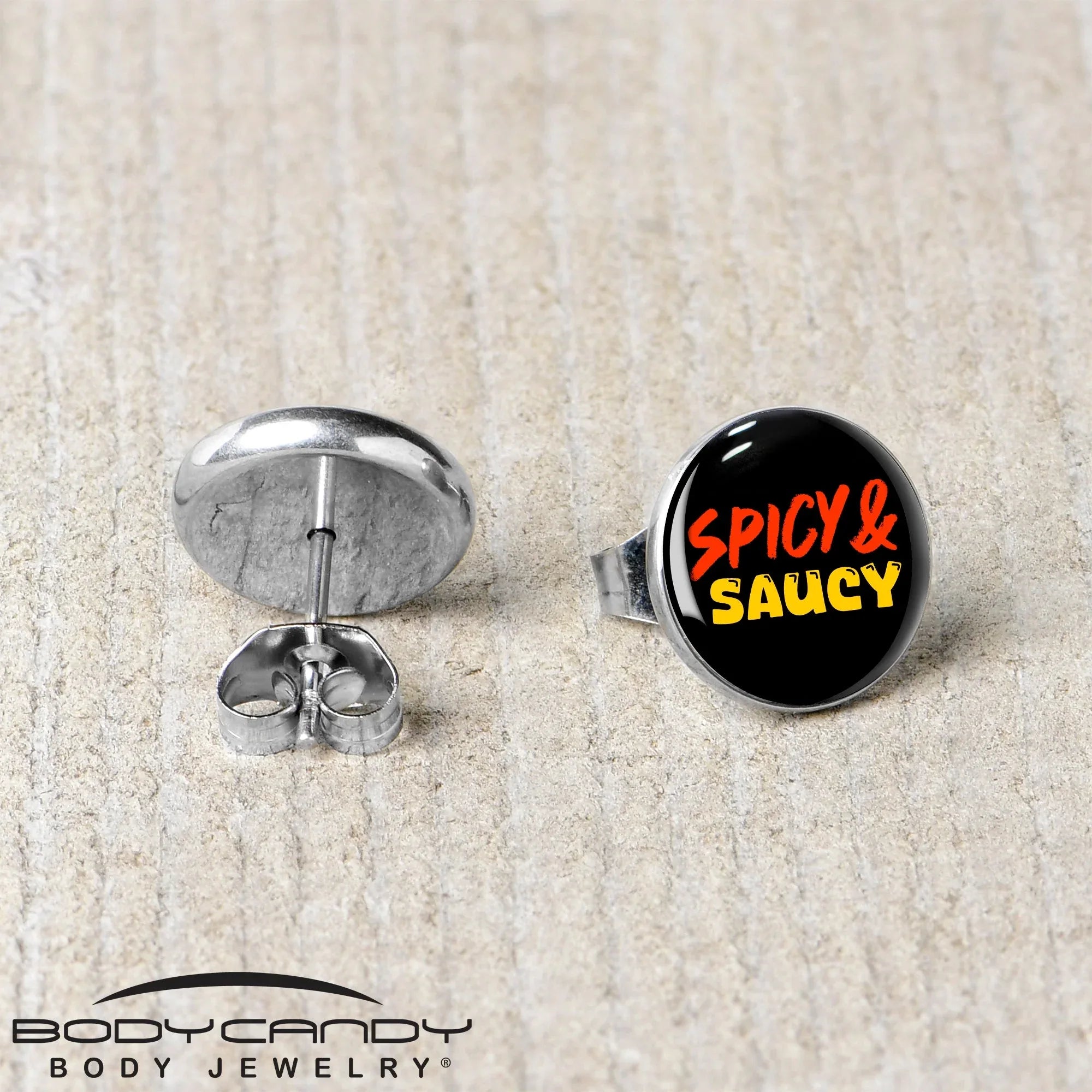 Spicy and Saucy Stud Earrings by Onyx O - BodyCandy - Flyclothing LLC