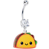 Acrylicious Taco Dangle Belly Ring by Onyx O - BodyCandy - Flyclothing LLC