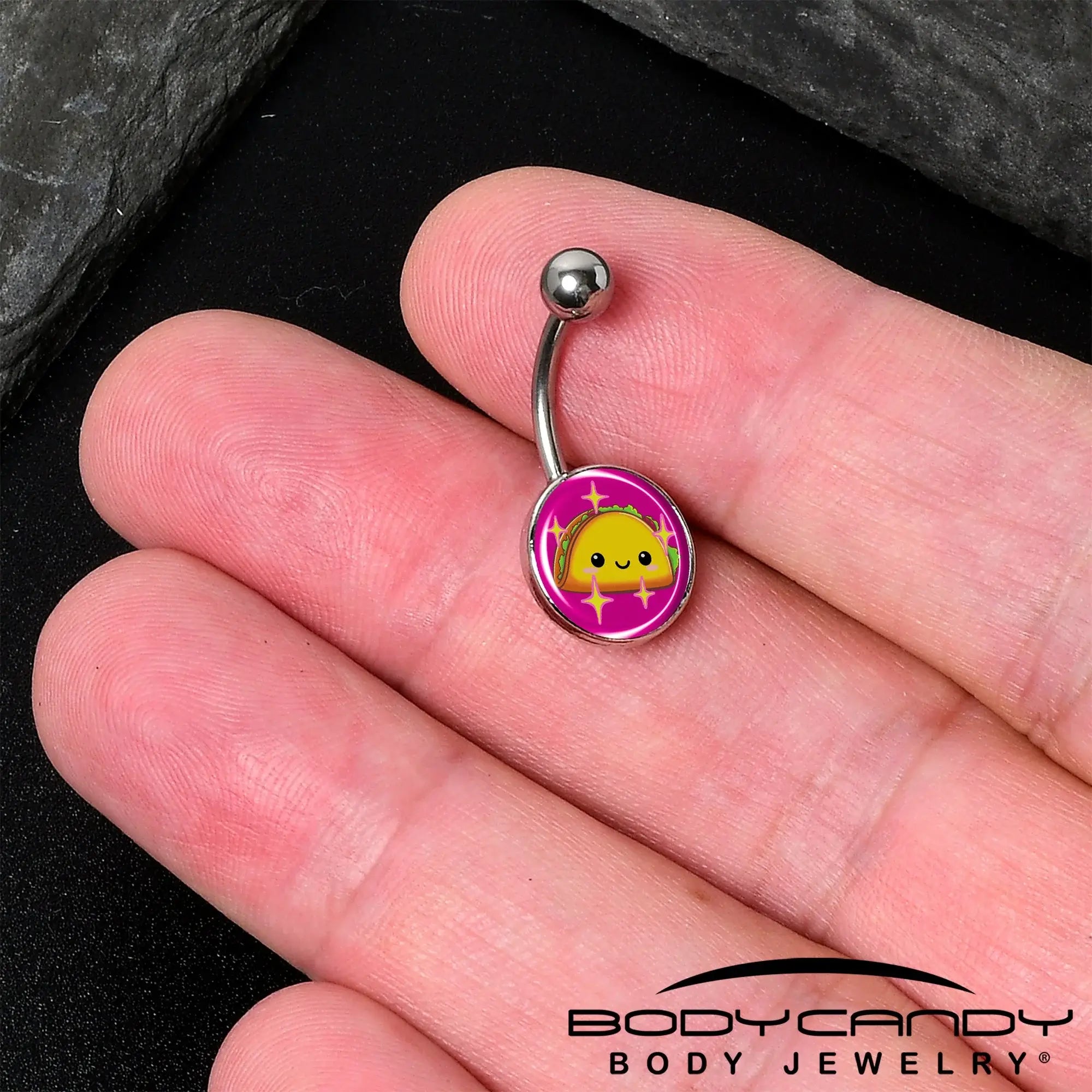 Mexican Fiesta Cute Taco Belly Ring by Onyx O - BodyCandy - Flyclothing LLC