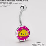 Mexican Fiesta Cute Taco Belly Ring by Onyx O - BodyCandy - Flyclothing LLC