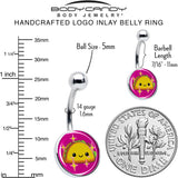 Mexican Fiesta Cute Taco Belly Ring by Onyx O - BodyCandy - Flyclothing LLC