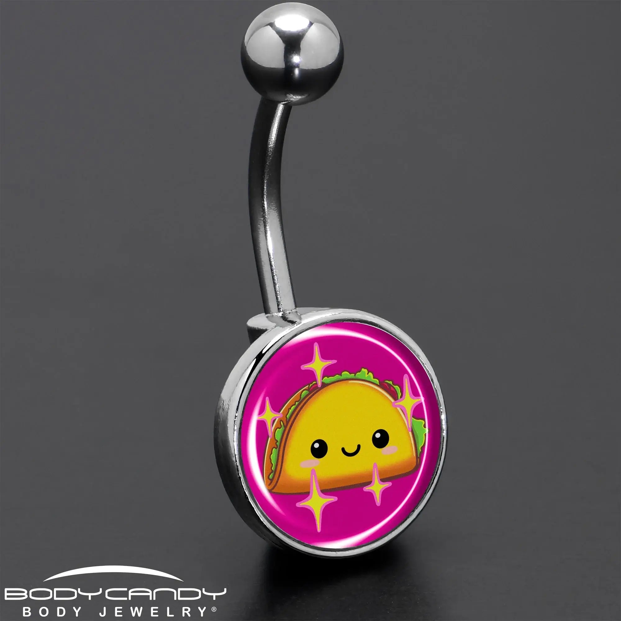 Mexican Fiesta Cute Taco Belly Ring by Onyx O - BodyCandy - Flyclothing LLC