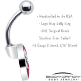 Love Me Not Flower Belly Ring by Onyx O