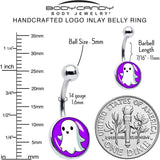 Ghost Belly Ring by Onyx O
