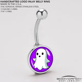 Ghost Belly Ring by Onyx O