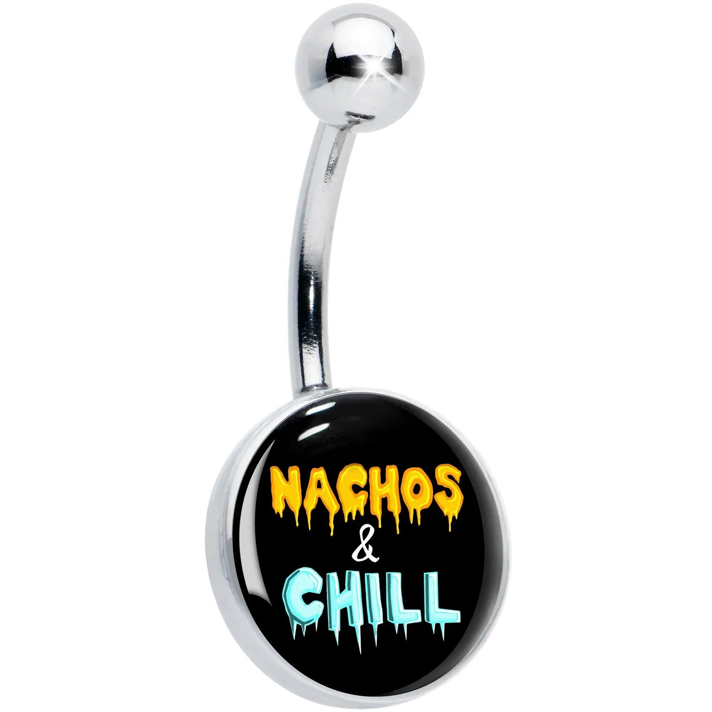 Nachos and Chill Belly Ring by Onyx O - BodyCandy - Flyclothing LLC