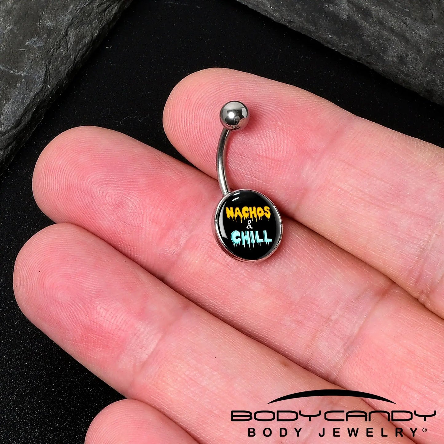 Nachos and Chill Belly Ring by Onyx O - BodyCandy - Flyclothing LLC