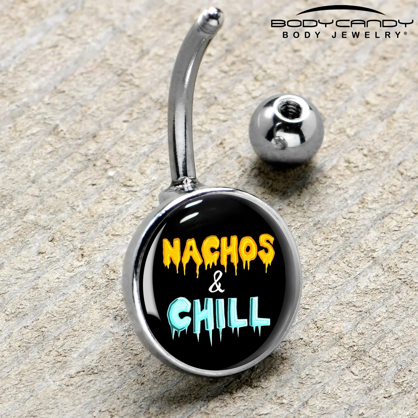 Nachos and Chill Belly Ring by Onyx O - BodyCandy - Flyclothing LLC