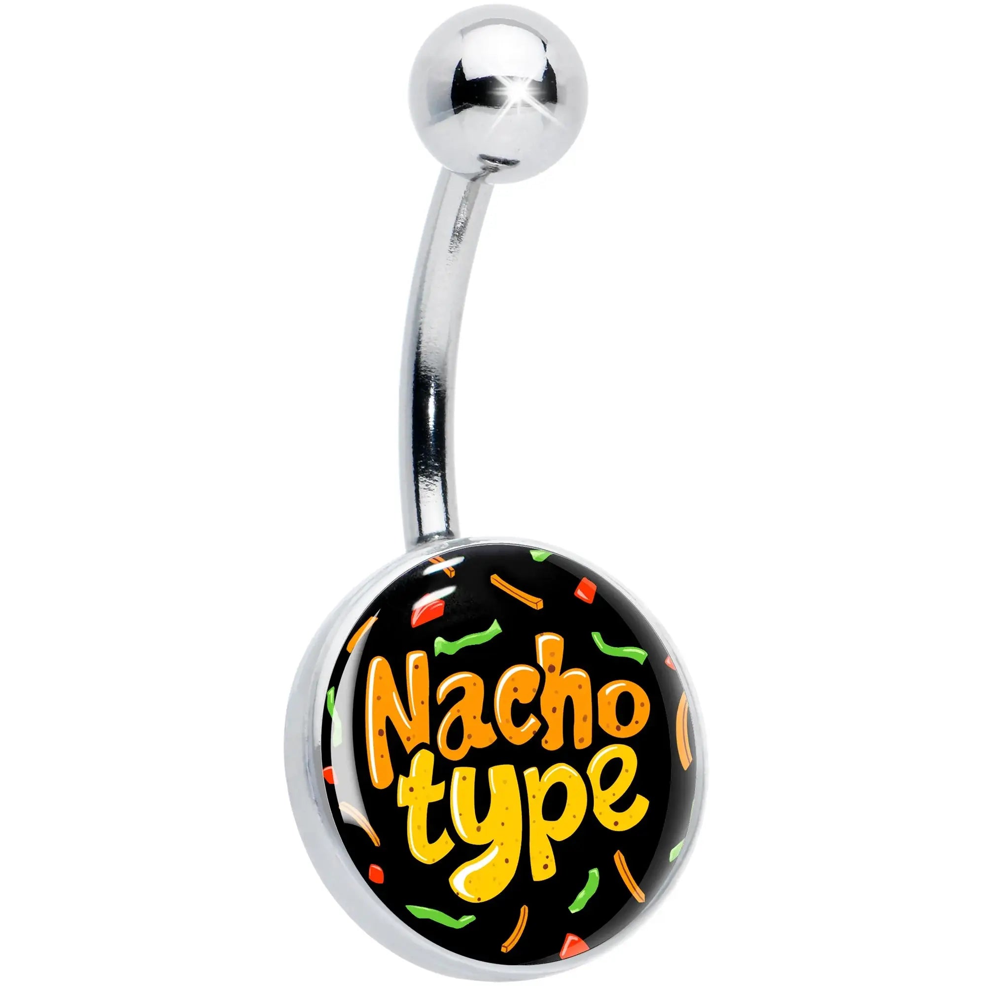 Nacho Type Belly Ring by Onyx O - BodyCandy - Flyclothing LLC