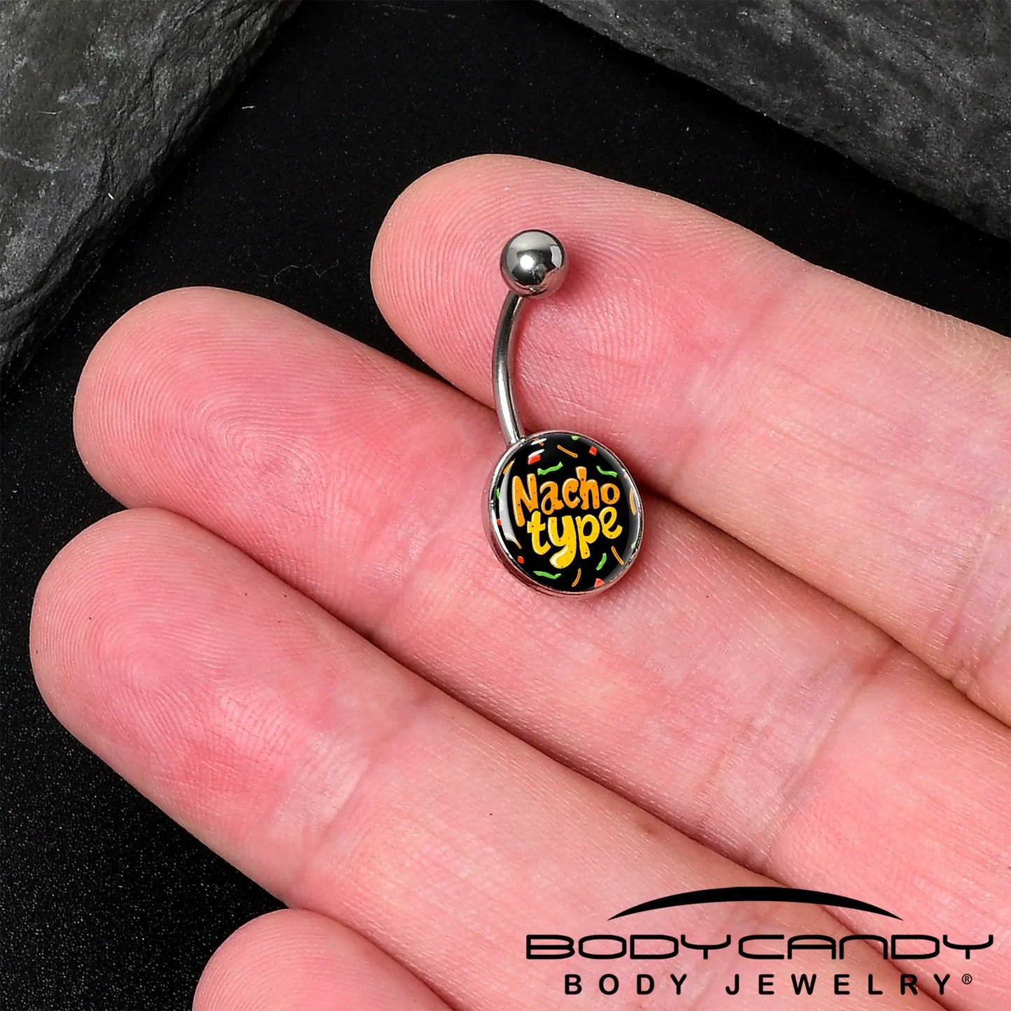 Nacho Type Belly Ring by Onyx O - BodyCandy - Flyclothing LLC